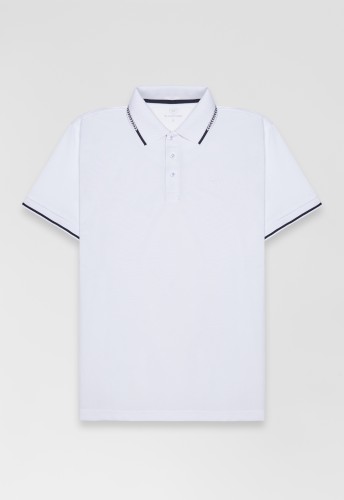 Поло DV-TS-GBG white/blue