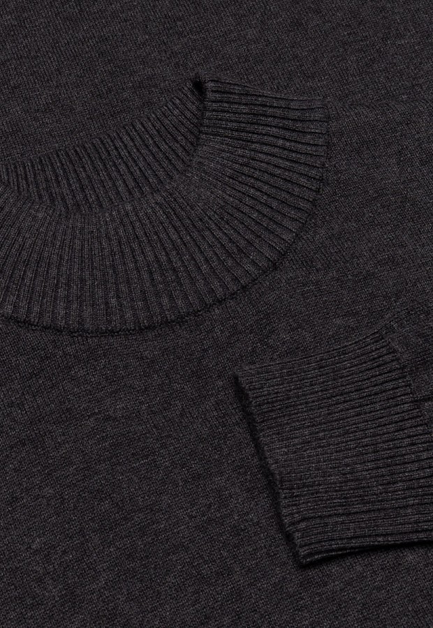 Джемпер JL-2280-1 d.grey melange BF