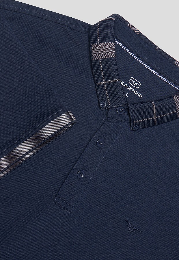 Поло UCQS101703 DR Blue