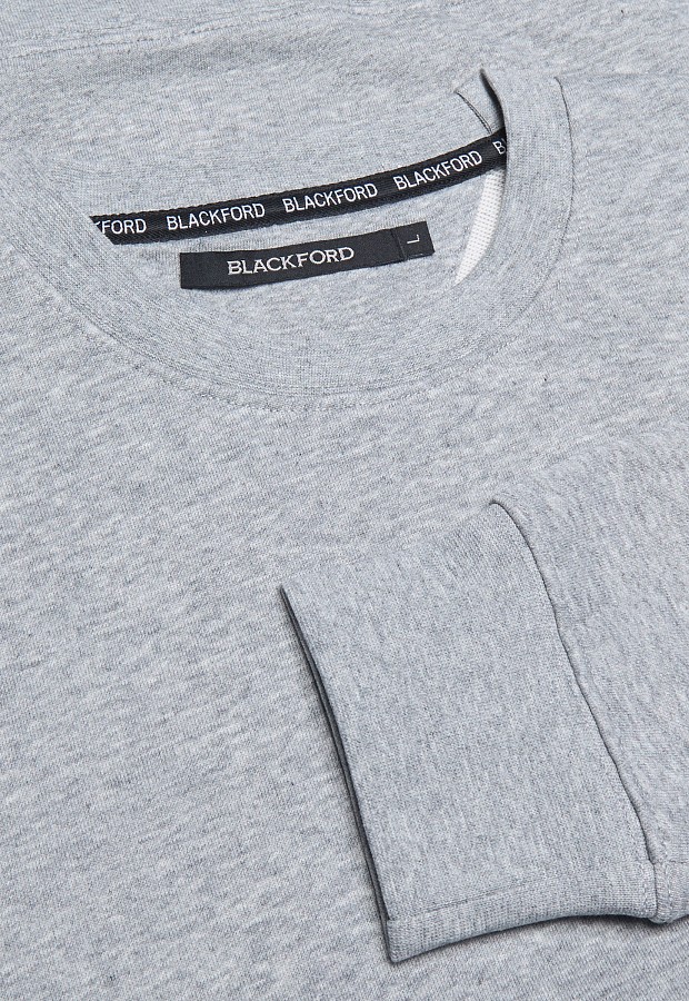 Свитшот BTG-E7319 lt. grey melang