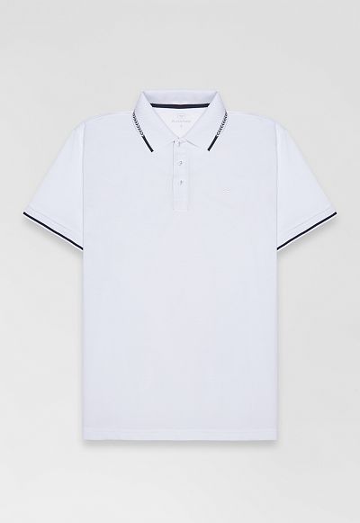 Поло DV-TS-GBG white/blue