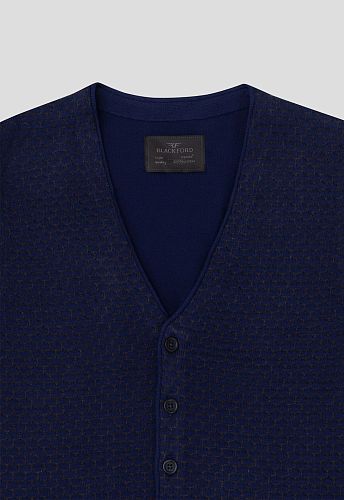 Жилет Н-3840-60/LACİVERT