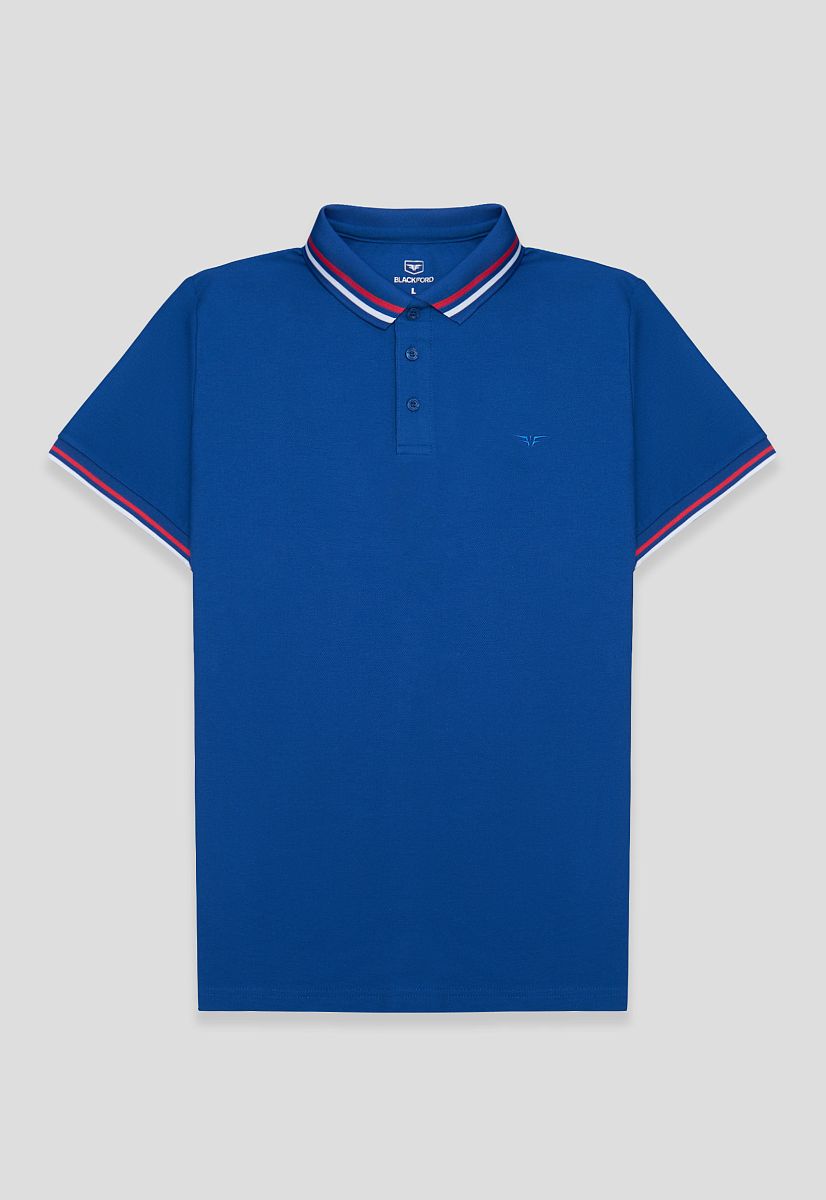 Поло JKG-19-4052 blue