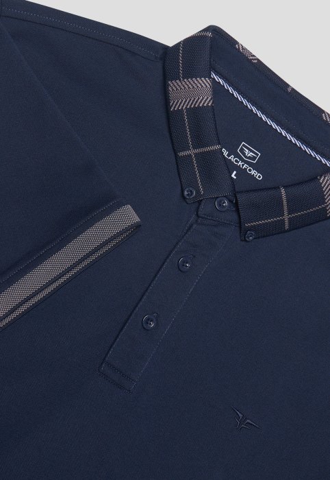 Поло UCQS101703 DR Blue