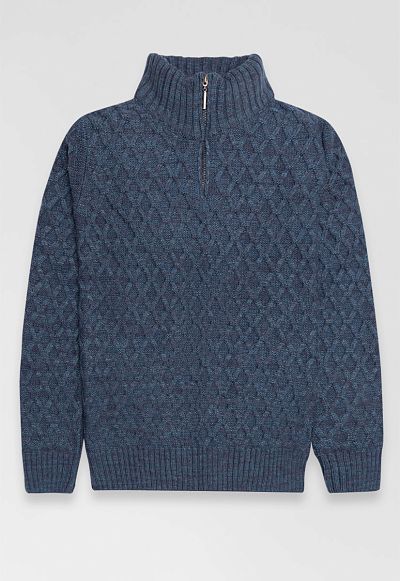 Джемпер 5-1707-джинс синий