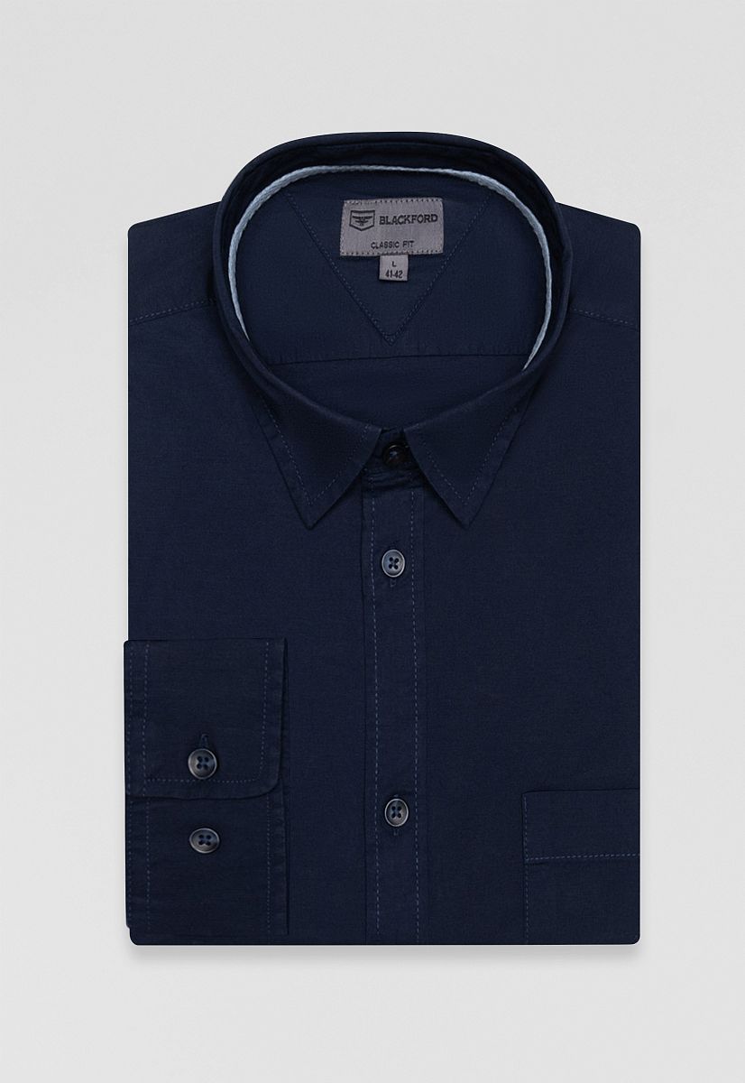 Сорочка ММ-S-01 синий