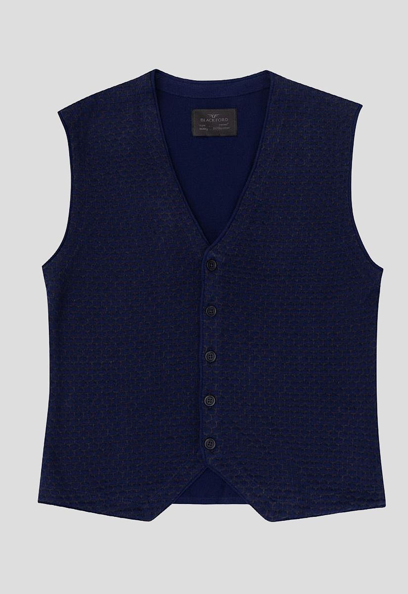 Жилет Н-3840-60/LACİVERT