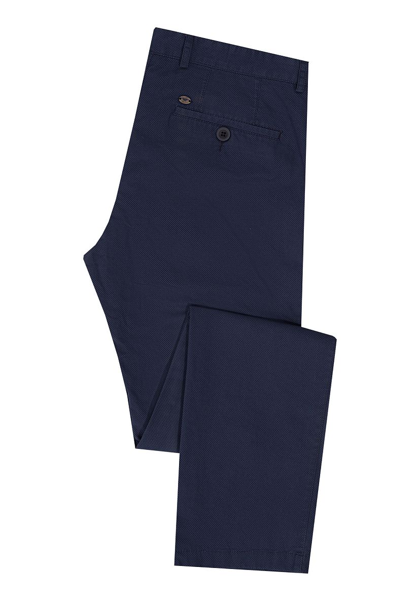 Брюки Принт синий