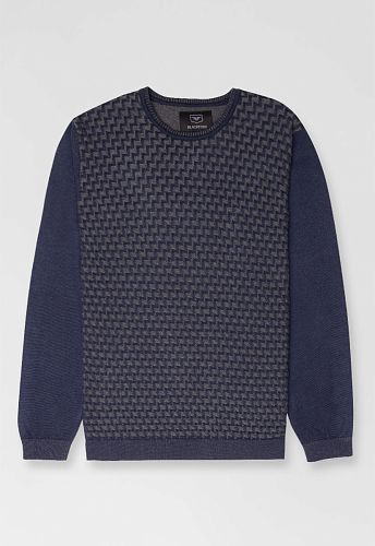 Джемпер MI-004/NAVY-GRAY