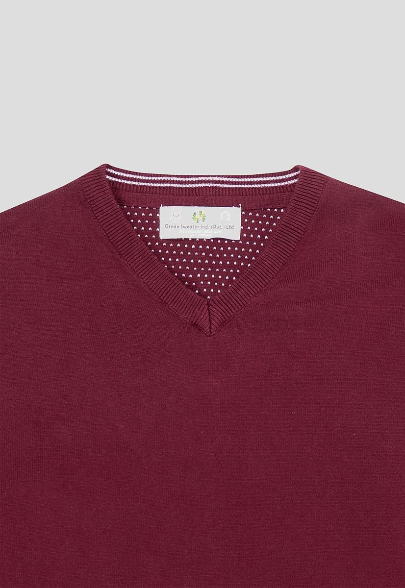 Джемпер OC-SW-001-V Burgundy