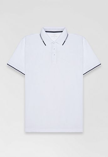 Поло DV-TS-GBG white/blue