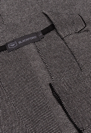 Кардиган 12-2001-ЧЕРНЫЙ СЕРЫЙ